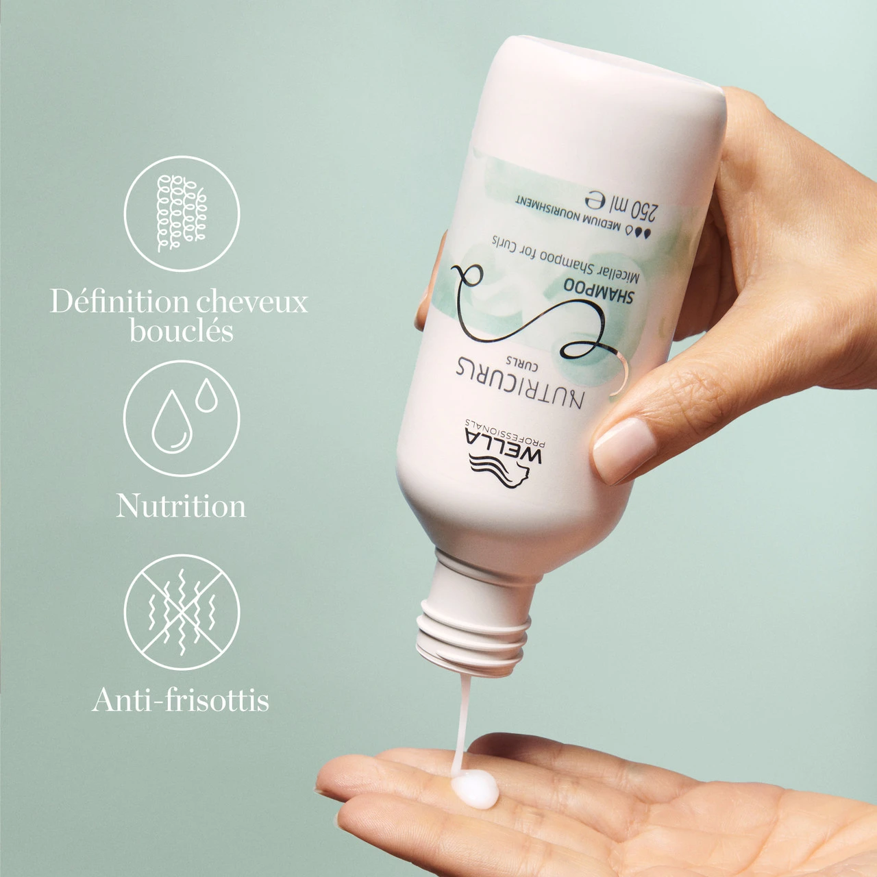 Shampooing Sans-Sulfates Nutri Curls Wella 1000ml Shampooing Sans-Sulfates Nutri Curls Wella 1000ml -Capillaires Produits Boutique 1110.212 3 82834.1694007412