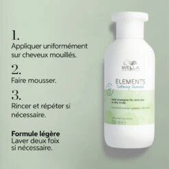 Elements Shampoing Calming Wella 1000ml -Capillaires Produits Boutique 114.122 5 04797.1694011959