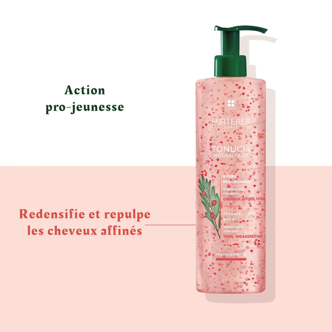 Shampooing Tonucia René Furterer 600ml -Capillaires Produits Boutique 3282770140774 Ren Furterer Shampooing repulpant et densifiant pro jeunesse TONUCIA NATURAL FILLER 0305358095291111273 87762.1695818328