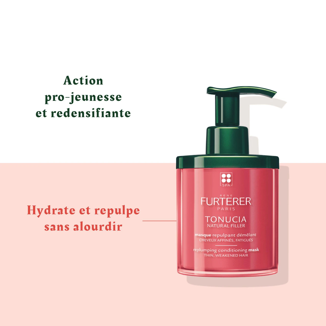 Masque Repulpant Démêlant Tonucia René Furterer 200ml -Capillaires Produits Boutique 3282770140842 Ren Furterer Tonucia Natural Filler Masque repulpant dmlant densifiant pro jeunesse 0455386236255530997 49887.1695817643