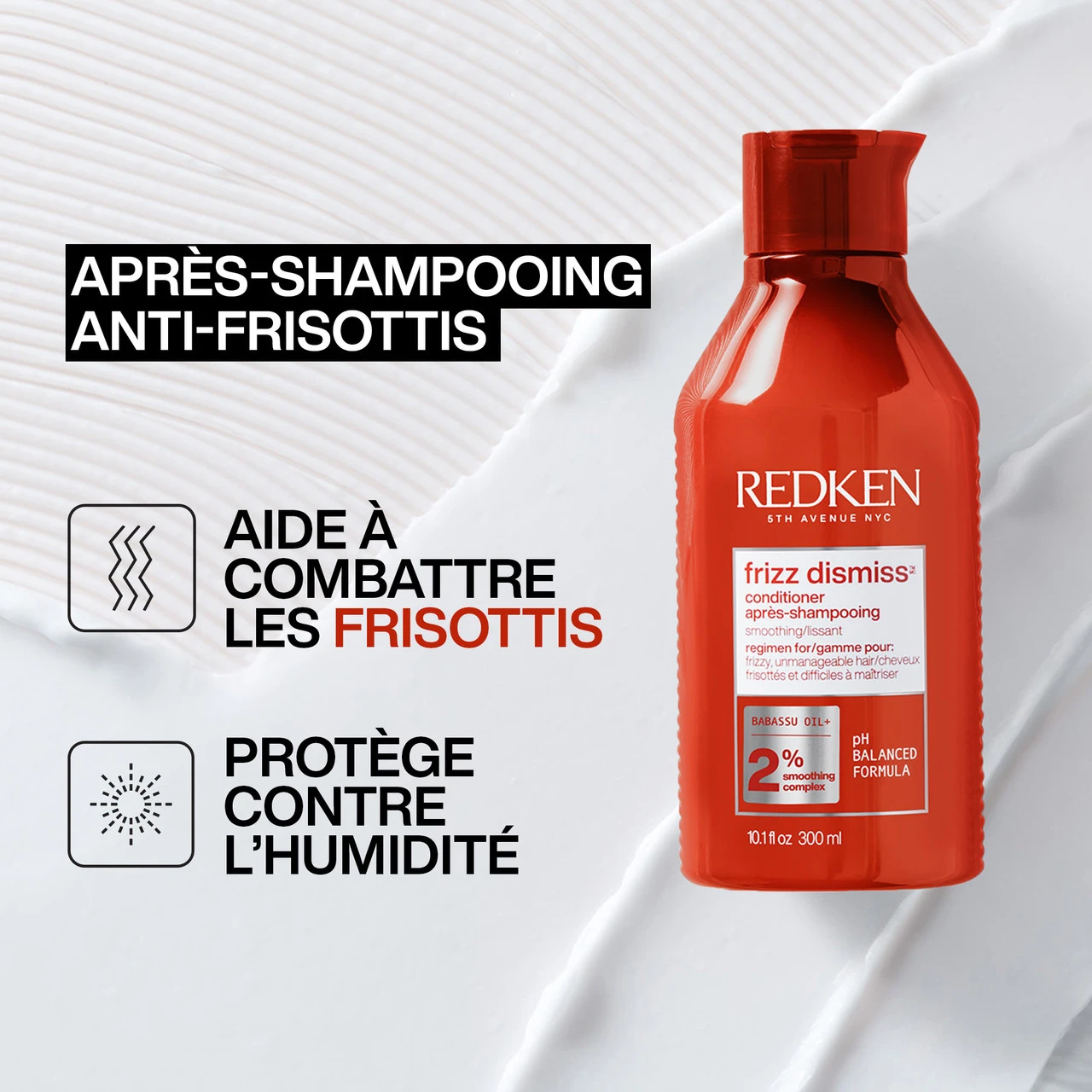 Conditioner Anti-Frisottis Frizz Dismiss Redken 300ml Conditioner Anti-Frisottis Frizz Dismiss Redken 300ml -Capillaires Produits Boutique 3474636920297 1 95948.1694782831