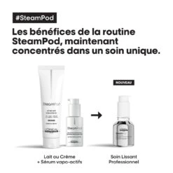 Soin Lissant 3-en-1 Steampod L'Oréal Professionnel 50ml 4 Soin Lissant 3-en-1 Steampod L'Oréal Professionnel 50ml -Capillaires Produits Boutique 3474637153434 3 17163.1694098770
