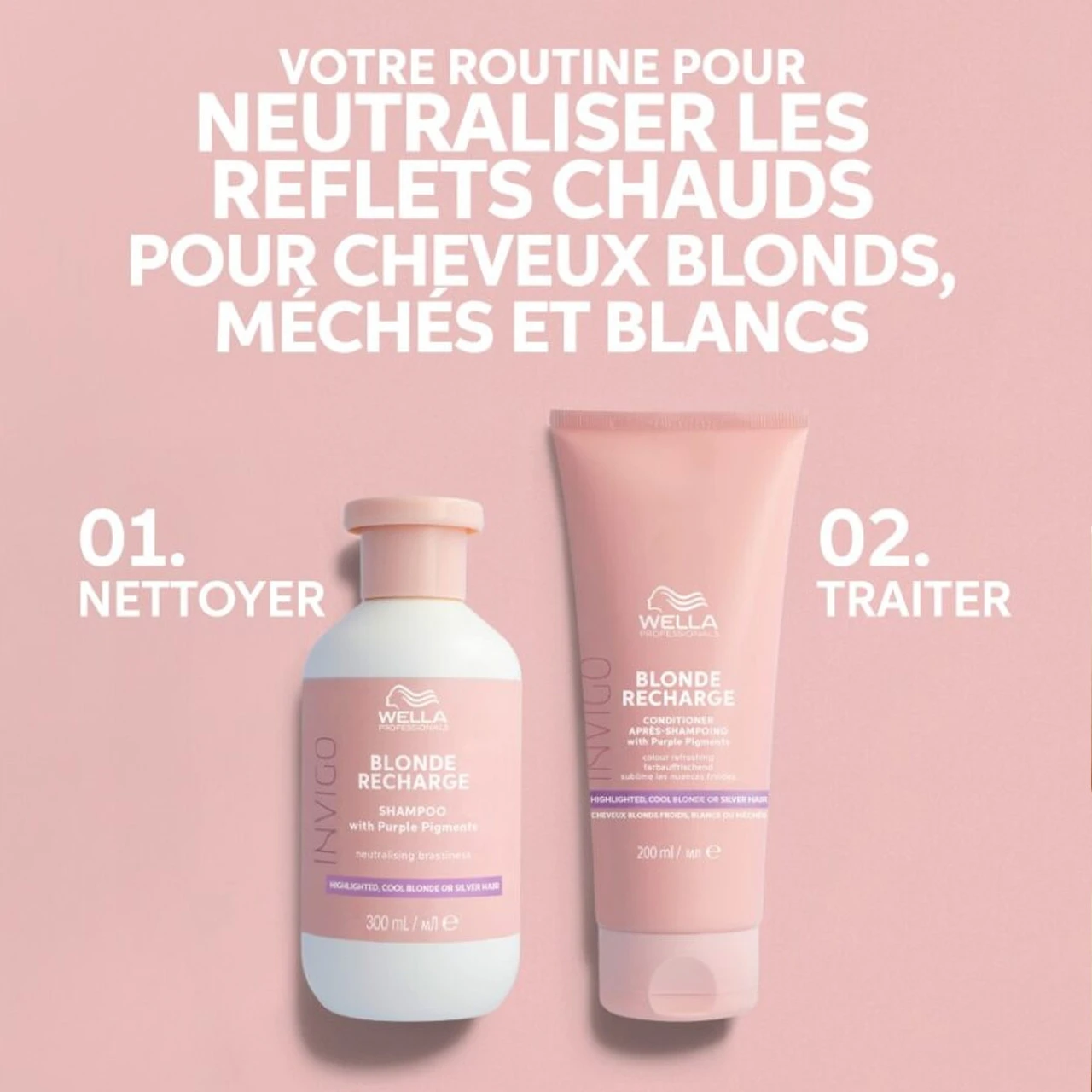 Shampooing Blonde Recharge Invigo Wella 500 ml Shampooing Blonde Recharge Invigo Wella 500 Ml -Capillaires Produits Boutique 6 71703.1695626600