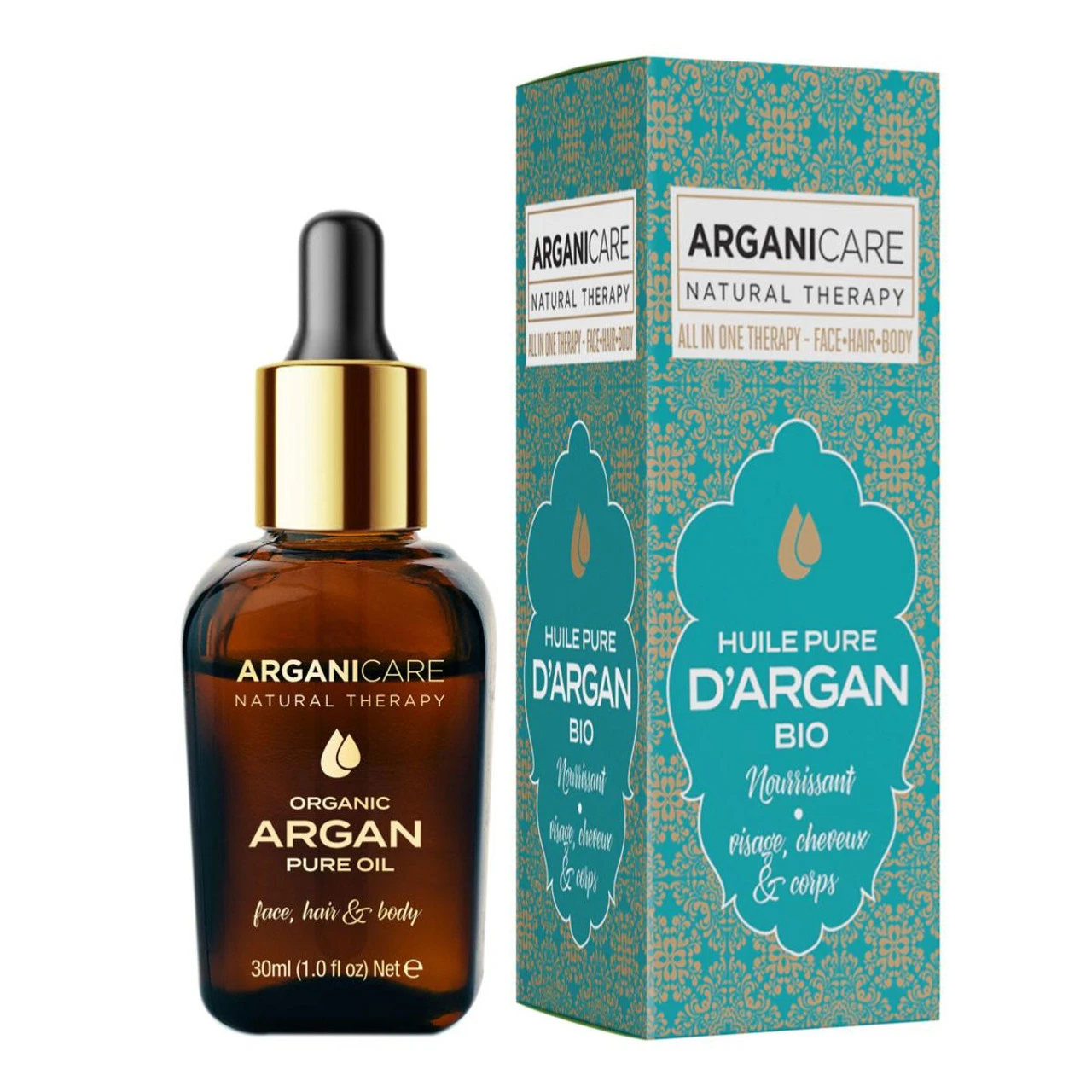 Huile Argan Bio Arganicare 30ml Huile Argan Bio Arganicare 30ml -Capillaires Produits Boutique Huile Argan Bio Arganicare 30ml zoom 25015.1684846877