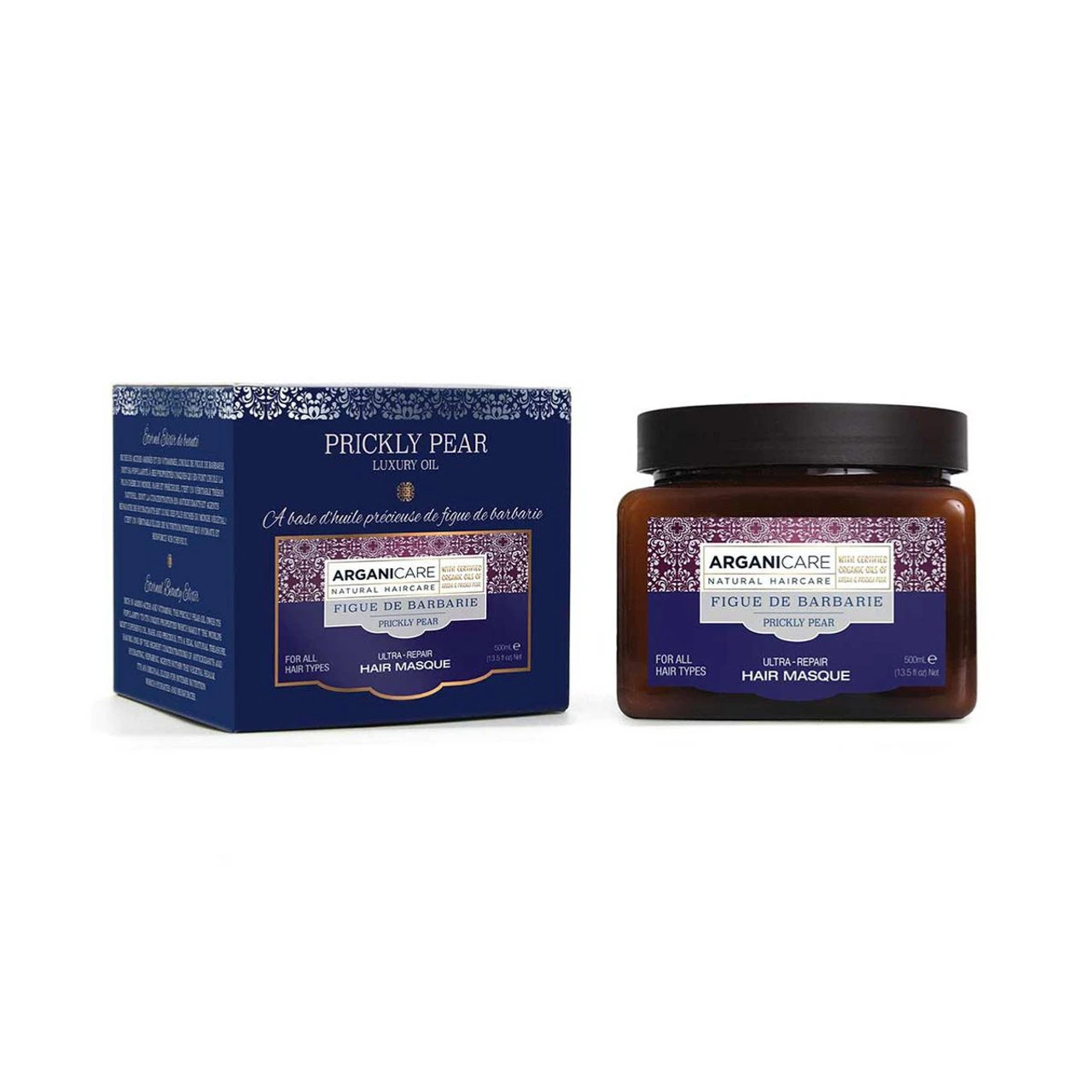 Masque Prickly Pear Figue De Barbarie Arganicare 500ml Masque Prickly Pear Figue De Barbarie Arganicare 500ml -Capillaires Produits Boutique Masque Prickly Pear Figue De Barbarie Arganicare 400ml zoom 73735.1684846917