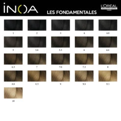 Coloration Inoa Fondamentale L'Oréal Professionnel -Capillaires Produits Boutique Nuancier INOA FONDAMENTALE 62516.1684853888