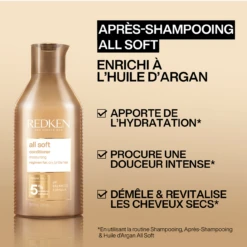 Conditioner All Soft Redken 300ml -Capillaires Produits Boutique Redken all soft conditioneur 36791.1689860381