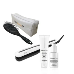 Pack Steampod 3.0 L'Oréal + Crème épais + Serum + Trousse + Brosse