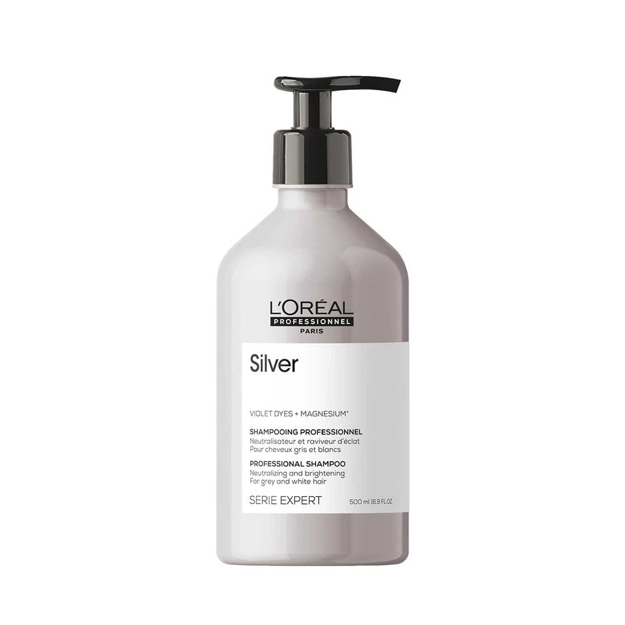 Silver Shampoing Déjaunisseur Pour Cheveux Gris L'Oréal 500ml Silver Shampoing Déjaunisseur Pour Cheveux Gris L'Oréal 500ml -Capillaires Produits Boutique Shampooing 500ml silver 89348.1684847299