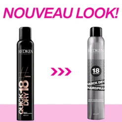 Quick Dry 18 Redken 400ml -Capillaires Produits Boutique Spray Se chage Rapide Quick Dry Redken Styling New look 51960.1694768489