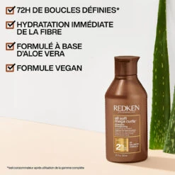 Shampooing All Soft Mega Curls Redken 300ml 5 Shampooing All Soft Mega Curls Redken 300ml -Capillaires Produits Boutique all soft mega. 1 69788.1694677997