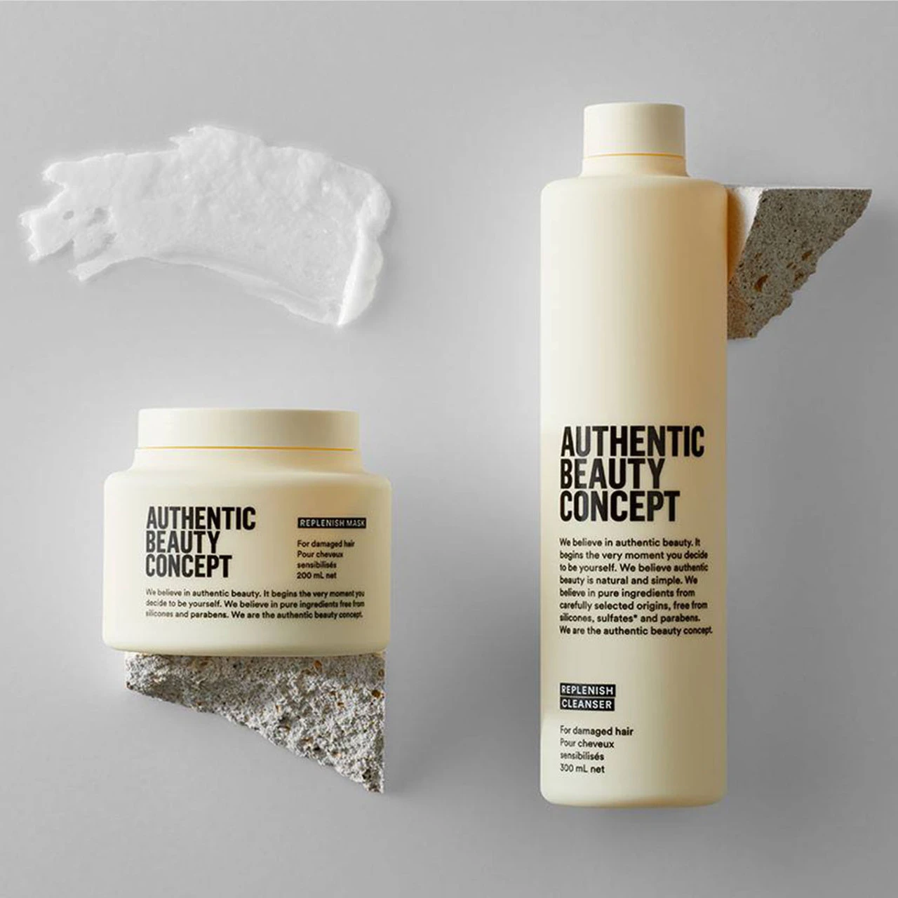 Bain Réparateur Cheveux Sensibilisés Authentic Beauty Concept 300ml Bain Réparateur Cheveux Sensibilisés Authentic Beauty Concept 300ml -Capillaires Produits Boutique bain reparateur ABC 96067.1693384510