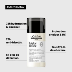 Metal Detox Crèmes Haute Protection L'Oréal 100ml -Capillaires Produits Boutique cre me metal detox explication 43315.1684847859