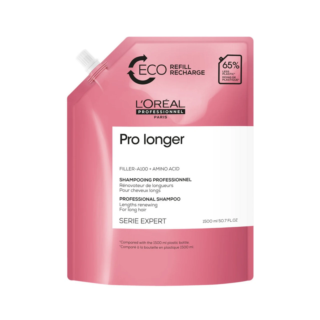Éco-Recharge Shampooing Pro Longer L'Oréal 1500ml Éco-Recharge Shampooing Pro Longer L'Oréal 1500ml -Capillaires Produits Boutique eco recharge pro longer 1500ml 77072.1684847791