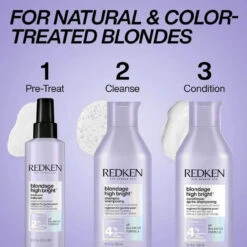 Traitement Blondage High Bright Redken 250ml 4 Traitement Blondage High Bright Redken 250ml -Capillaires Produits Boutique high bright 58800.1694764076