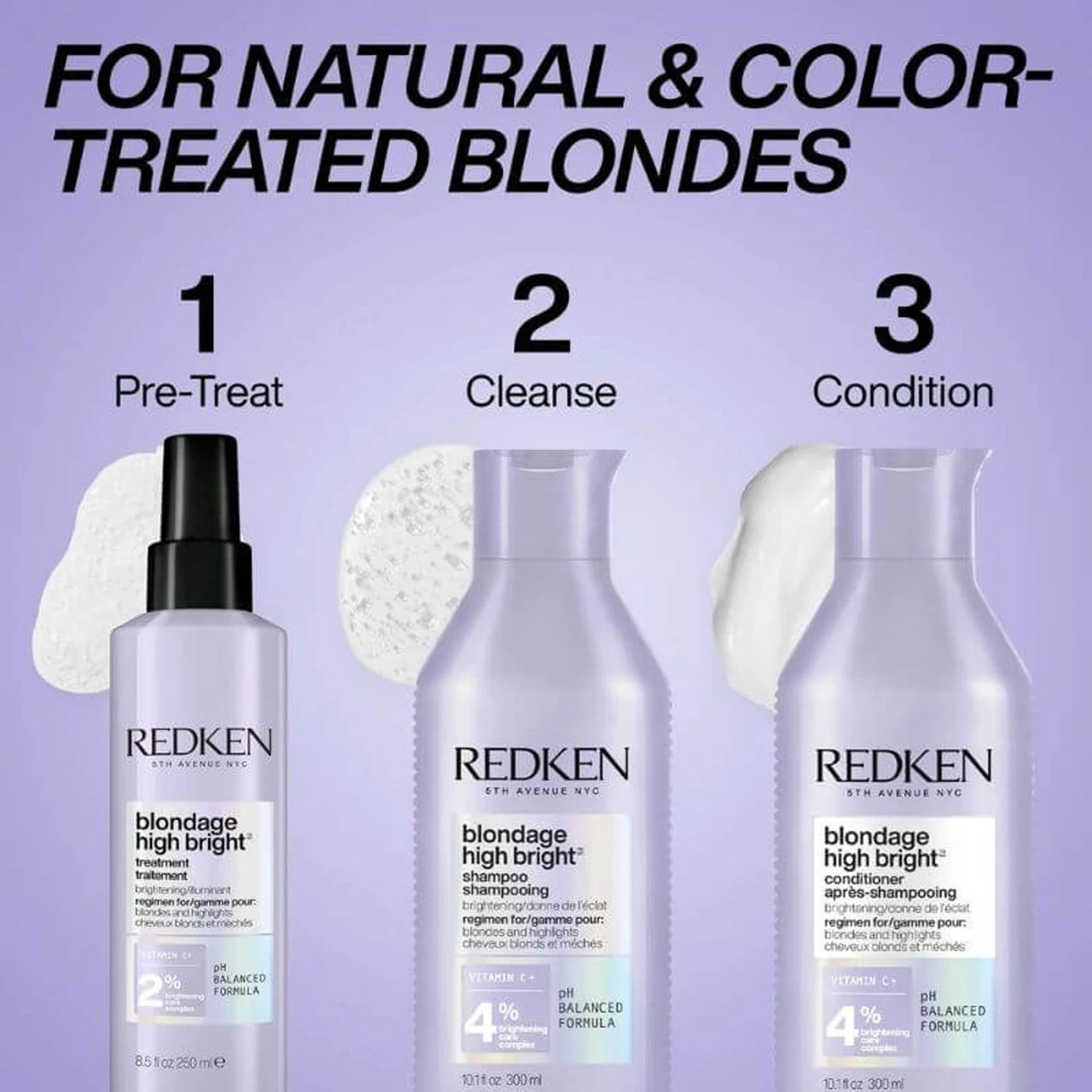 Traitement Blondage High Bright Redken 250ml Traitement Blondage High Bright Redken 250ml -Capillaires Produits Boutique high bright 58800.1694764076