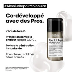 Masque Sans Rinçage Absolut Repair Molecular L'Oréal Professionnel 100 Ml -Capillaires Produits Boutique masque 2 35976.1694092138