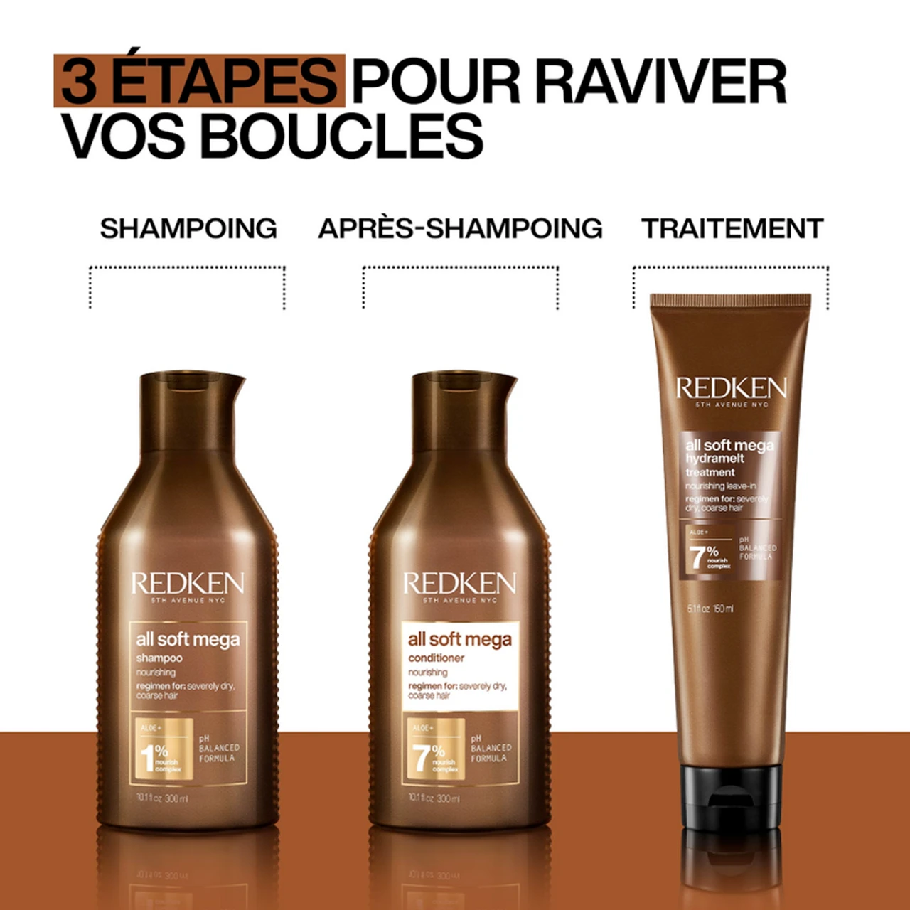 Shampooing All Soft Mega Curls Redken 300ml Shampooing All Soft Mega Curls Redken 300ml -Capillaires Produits Boutique rdk7 routine 26053.1694677874