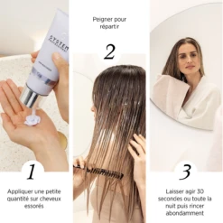 Crème Anti-Casse LuxeBlond System Professional 200ml 3 Crème Anti-Casse LuxeBlond System Professional 200ml -Capillaires Produits Boutique step by step apres shampoo luxblond 76678.1684847798